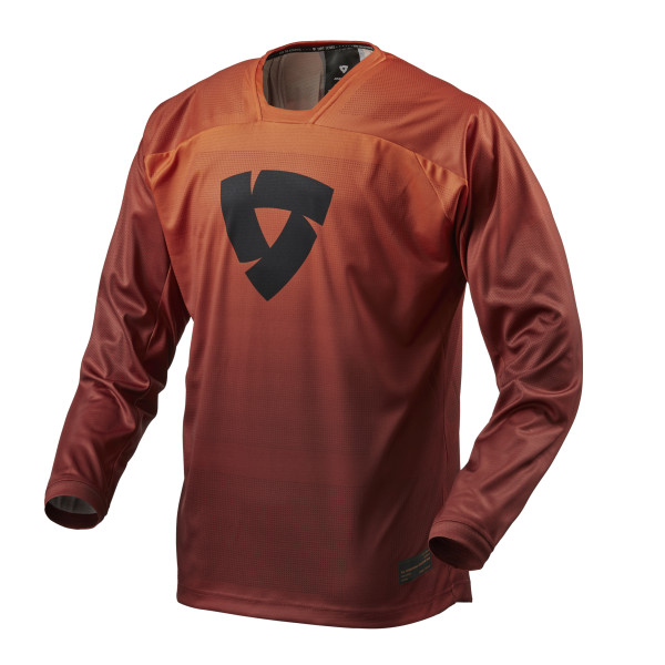 Rev'it! REV'IT Scramble Jersey Burgundy Red/Orange